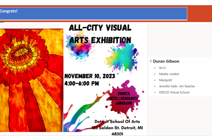  Art Exhibit Information